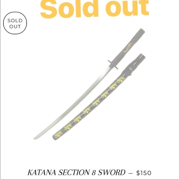 Official Section 8 Katana Sword (only 50 made!) - Picture 3 of 3